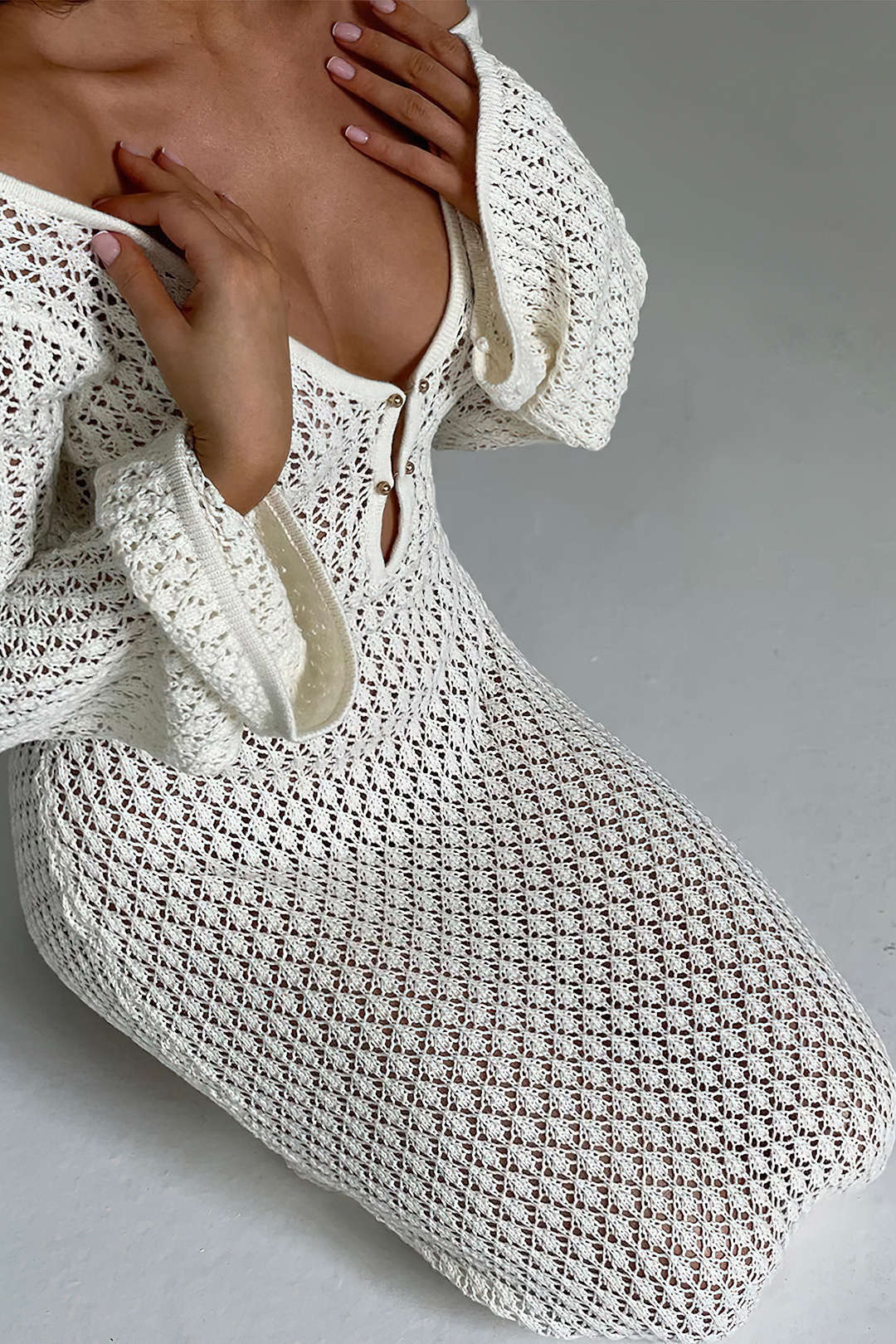 VERONIKA | VESTIDO SUETER HUECO