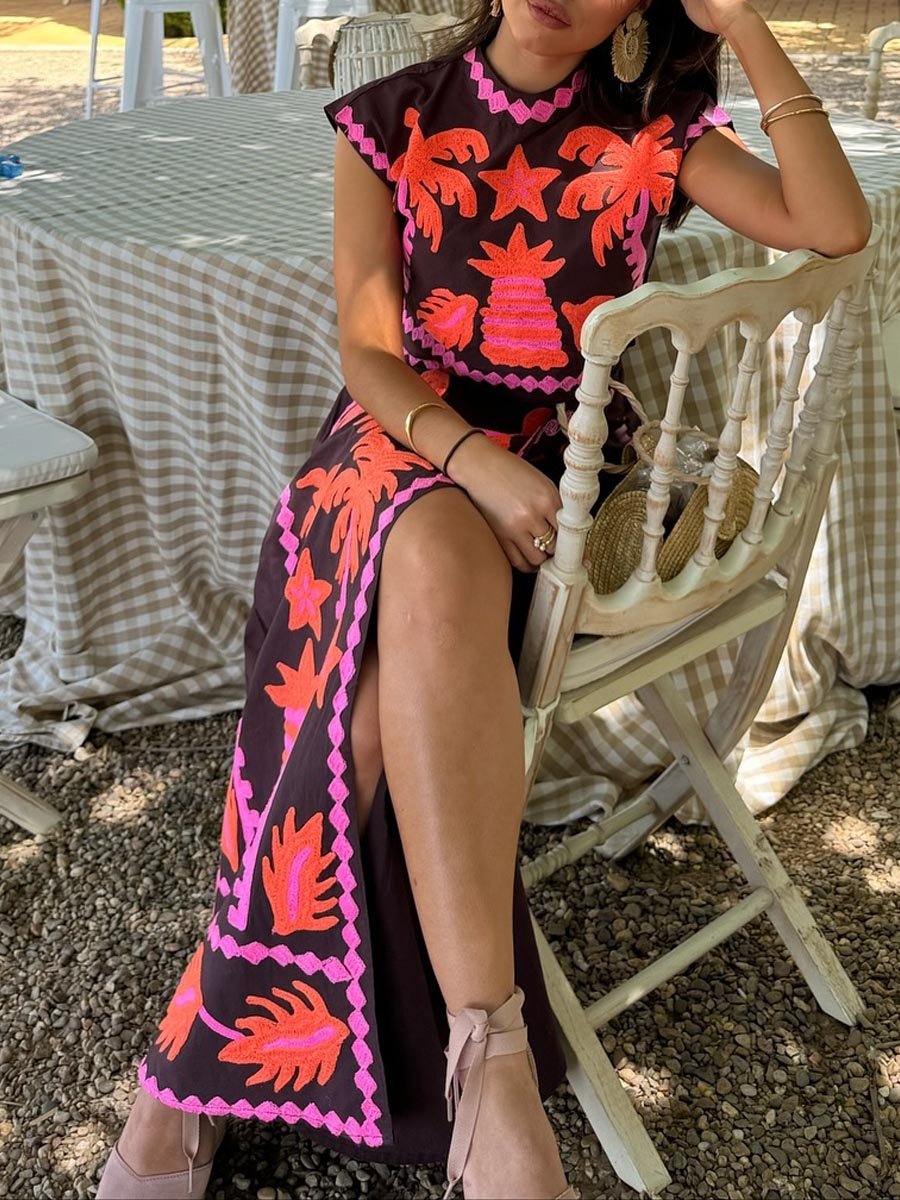 Katia - Conjunto estampado Top y Falda